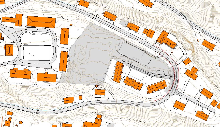 4 4. NATURFORHOLD 4.1 Landskap Området ligger midt i ett byggeområdet. Planområdet er på figur 4.1 markert med grått.
