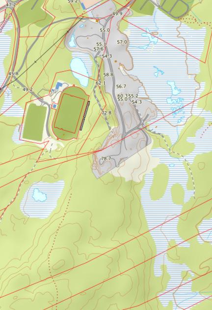 Veibom Skilt Anleggsområde -Adgang