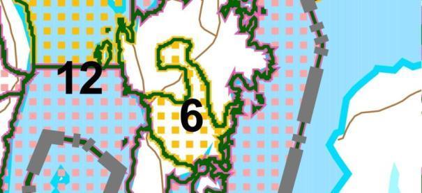 6.9 FRILUFTSLIV Planområdet grenser opp mot eit regionalt friluftsområde. Området er registrert som ein grøntkorridor over Bjorøyna.
