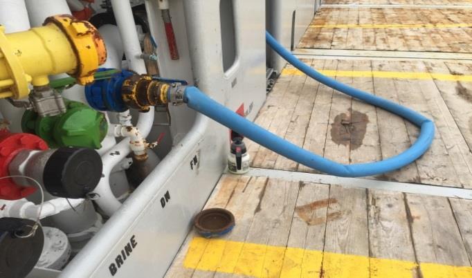 Safety Alert 2 2016 Personal injury during bunkering of fresh water to vessel at base Event description During bunkering of fresh water to vessel at one of Statoil s supply bases, the hose from the
