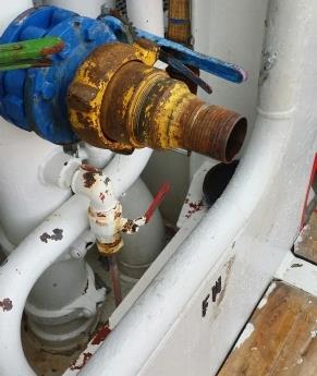 Cause The incident is under investigation by the ship owner, with close involvement from Statoil. Preliminary findings indicates that: Direct cause: The fresh water hose failed.