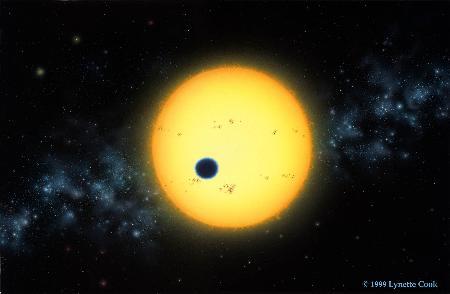 Formørkelser Merk at planeten må gå i bane i et