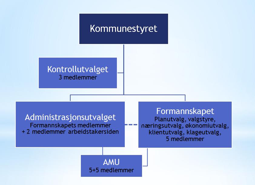 2.1. Gjeldende organisering: