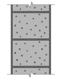 Leca Finblokk 2) 10 cm (4/770) EI 120 15 cm (4/770) REI 240 20 cm (4/770) REI 240 Forutsetter ingen overflatebehandling Leca Lydblokk 17,5 cm (8/1 300) REI 240 Puss/slemming begge sider 25 cm (8/1