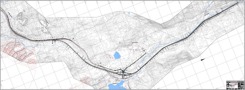 8 (21) 5. BESKRIVELSE AV TILTAKET Den planlagte utbyggingen i området vil i hovedsak gå ut på: a) Ny rv. 4: Ny rv. 4 på strekningen sør for fv.