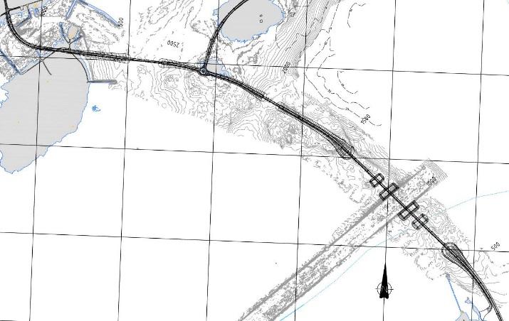 Fv. 659 Nordøyvegen B3 Hamnaskjersundbrua: Oppriss Total brulengde: 200m Hovedspenn: 38m Antall spenn: 7 Seilløp: 30x7m Fundament til fjell med