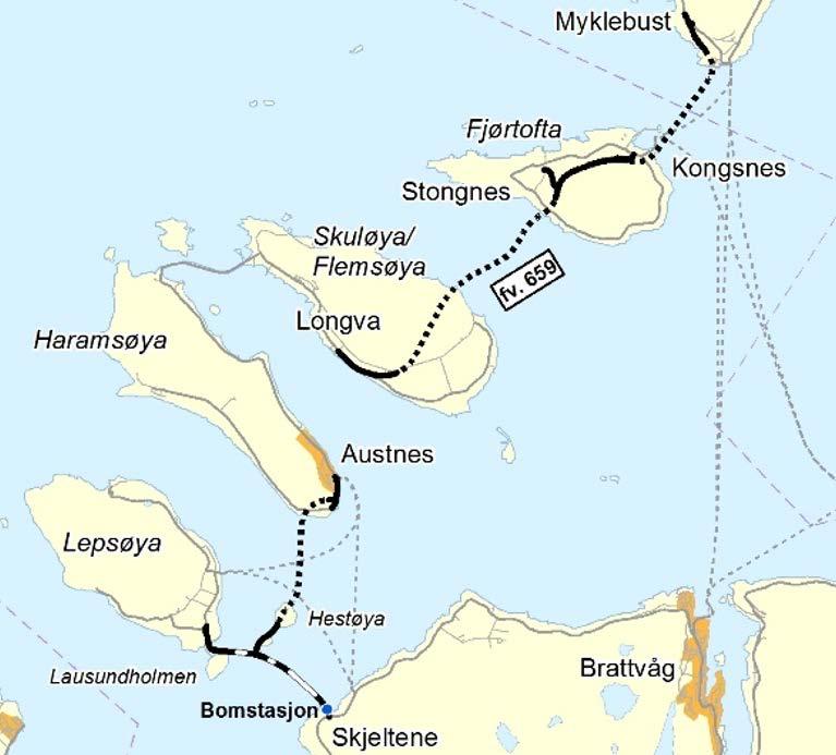 Fv. 659 Nordøyvegen - Geoteknikk D2-5 Geotekniske rapporter D2-5-10 Grunnundersøkelser ved Skjelten landfeste D2-5-5 Påhogg og småbåthavn Austnes, Haramsøya D2-5-6 Veger og