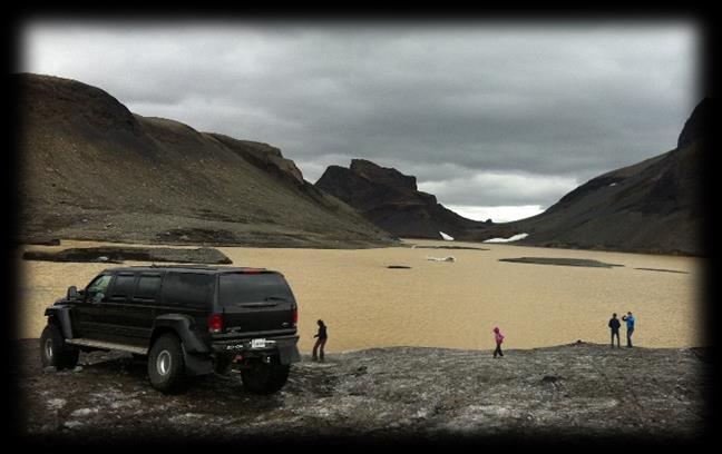 Videre i dag skal vi innom krateret Rauðaskál, fjellområdet Krakatindar og innsjøen Álftavatn.
