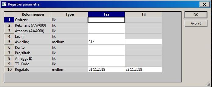 11.- Spørring Innkjøpsordredetaljer