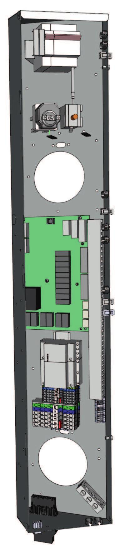 14.3.2 Strømforsyning varmepumpe 400V 3N~ Varmepumpen skal forsynes med strøm fra CTC EcoZenith i250 med den medfølgende svarte kontakten som sitter nederst på elboksen. (OBS!