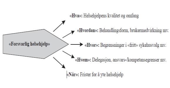 Struktur og metode utvalgte strukturer: tematisering Kjelland, Syse og Befring: Sentrale helserettslige emner (2016) s.