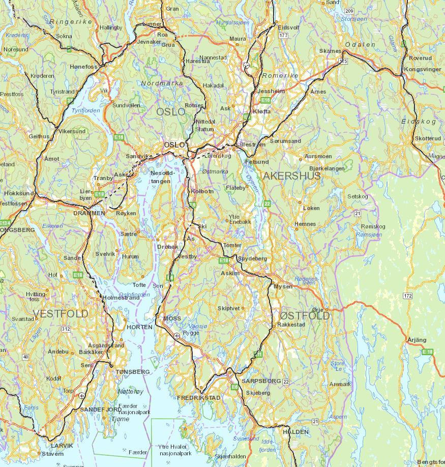 Planlagte tiltak på jernbane skaper nye muligheter «Godspakken» i NTP 2018-2019 inneholder mange tiltak for Osloregionen Desentraliserte løsninger som øker godstilgangen Nye og bedre koblinger mellom