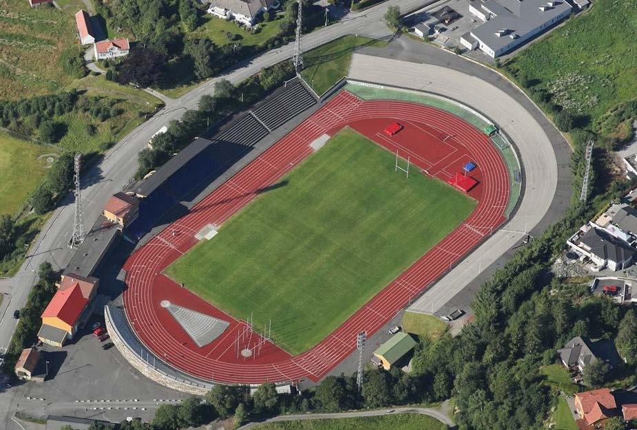Fana stadion hovedanlegg for friidrett krever rehabilitering/oppgradering Fana stadion