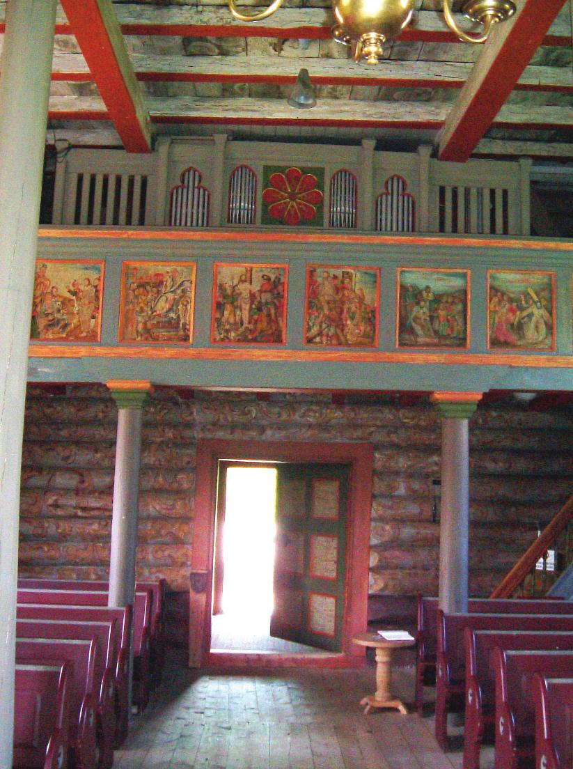 Fig. 16b Det nåværende orgelet i Tylldalen kirke.