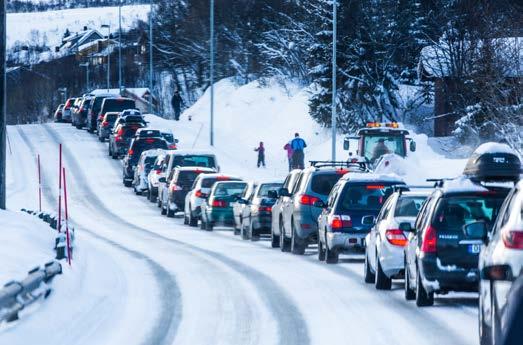 Utfordring for busstrafikken på Kvaløya er dårlig fremkommelighet på grunn av rushtrafikk.