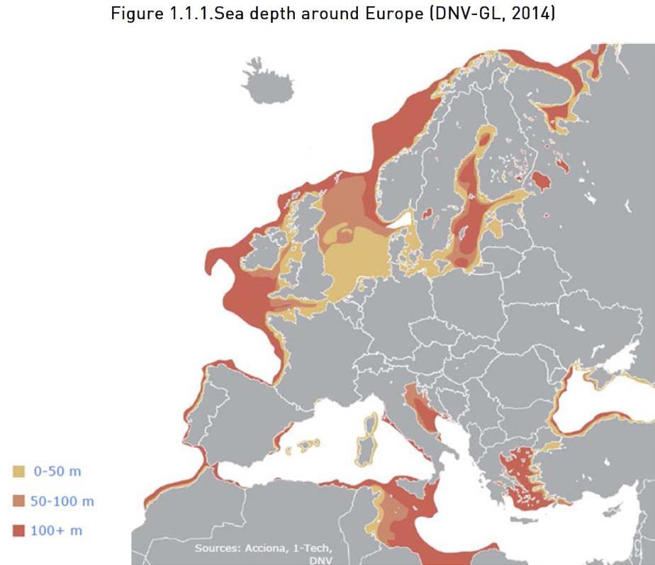 Enormt potensiale for offshore havvind i Nord-Europa