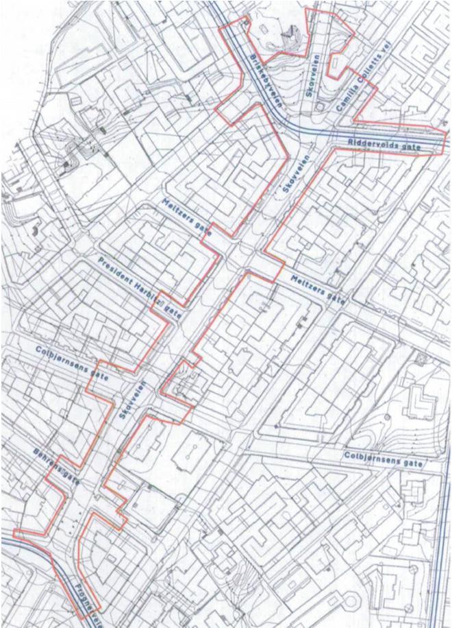 2 LØSNINGER FRA REGULERINGSSAKEN I 2007 2009 Oslo Sporveier sendte inn planinitiativ 20.12.2007 (saksnummer 200713001 4 hos PBE), som del av reguleringssaken fra 2007 2009.