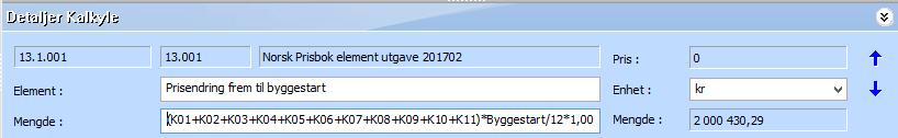 Nye systemvariabler Mva register har sine systemvariabler og de er omtalt i forrige avsnitt. Det er laget nye sum variabler og kalkyle konto variabler.