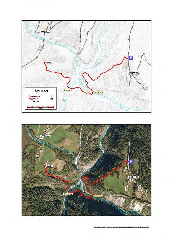 SKJØTSELS- OG TILRETTELEGGINGSTILTAK Brosjyre/nettside, rydding stier og hvileplasser i Åmotan i Åmotan-Grøvudalen landskapsvernområde Sunndal kommune og Gjøra bygdeutvikling rev og satte opp to nye