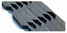 For utvendig montering av profilerte plater til stålkonstruksjoner inntil 3,0 mm tykkelse. St 37.