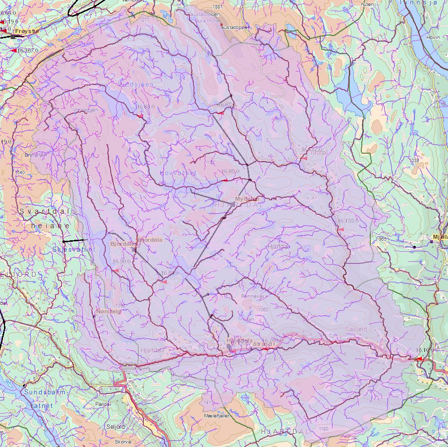 Figur 7: Omnesfossen naturlige