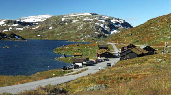 Figur 11, Planområde for Vågsli - Fylkesgrensa Høgfjellsområdet Haukelifjell ligg mellom 920 moh og 1100 moh, eit storslagent ope