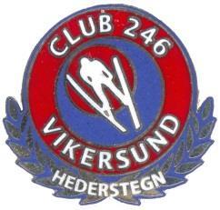 Str H / B: 25,3 x 25 mm C 20 Club 246 - År 2011 Navnebytte Ny medlemspin Club en endret navn i 2011 etter Johan Remmen Evensen nye bakkerekord