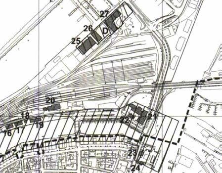 8 Figur 5 Til høyre: Utsnitt fra temakart for kulturminner i Kommunedelplan for havneområdet av 2001. Kanalhavna er vist som et område med særlig kulturminneinteresse som er sårbar for inngrep.