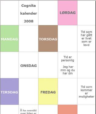 Skille mellom tidsforståelse og hukommelse Det er slett ikke sikkert at en person som har vanskeligheter med tidsforståelse også har hukommelsesproblemer.