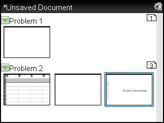 Vise og flytte sider i et dokument Sidesortering viser alle oppgavene i dokumentet ditt og alle sidene i hver oppgave i miniatyrformat.