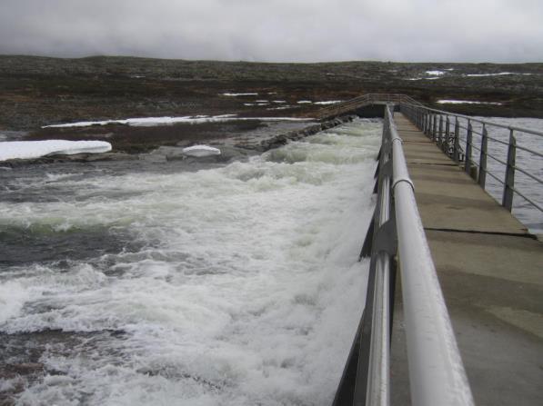 Tabell 1 Oversikt over fisketrapper i Buskerud Fisketrapp Vassdrag Kommune Kummer Utforming av kummer Teknisk stand Bygd for fiskeart Virker Koordinat Øst Koordinat Nord Hellefoss Drammenselva Øvre