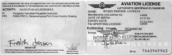 Flygebevis (lisens) Flygebevis utstedes i Norge av HP/NLFs sekretariat gjennom Min Idrett.