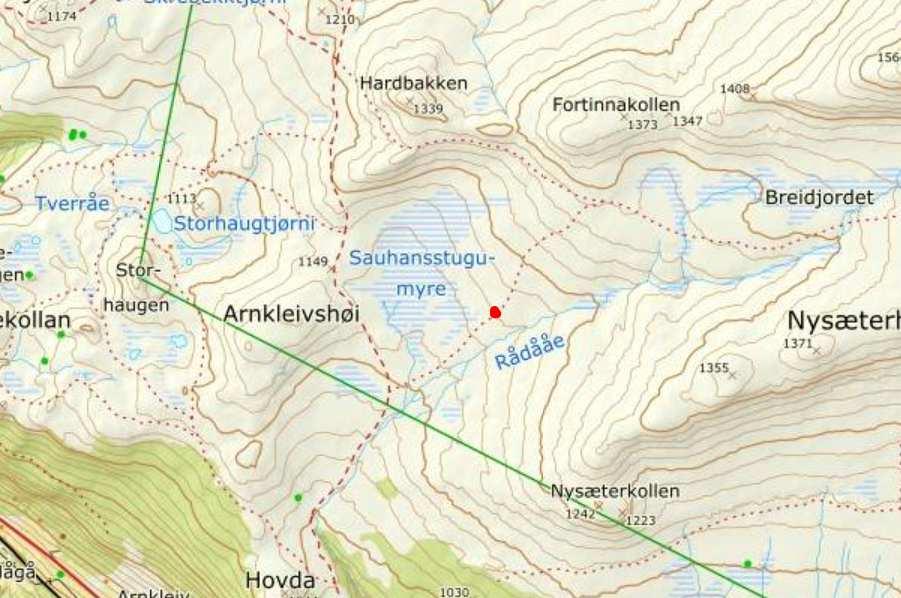 Turmål 9. Breijordet *** Følg Kongeveien frå Åteigen.