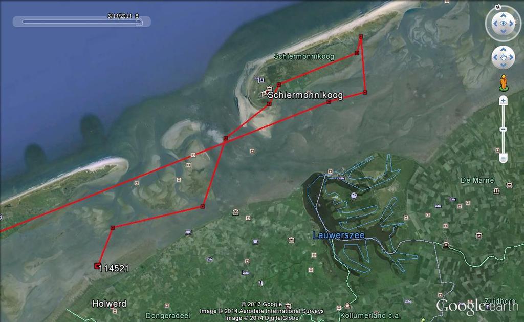 2014: Hannen (JJH6) som ble påsatt satellittsender 14.05. 2013 befant seg gjennom hele vinteren fram til 11. mars 2014 stabilt i et estuarieområde ved byen Wexford sørøst i Irland.