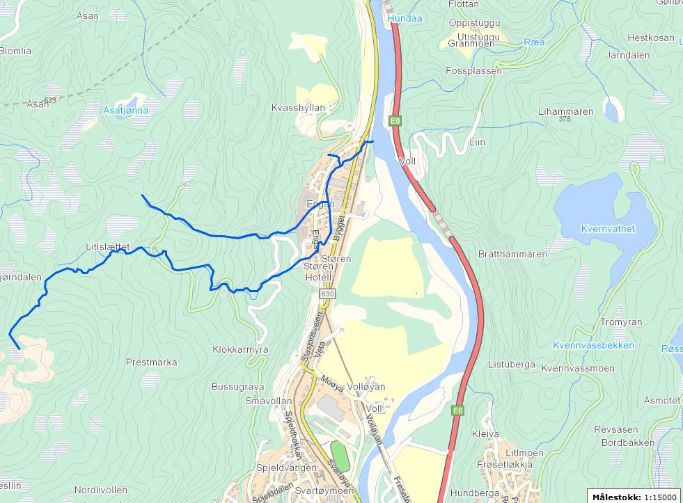 3. Enkeltvis framstilling av vannforekomstene Under følger en kortfattet beskrivelse og vurdering av resultatene for hver vannforekomst som ble undersøkt høsten 2011.