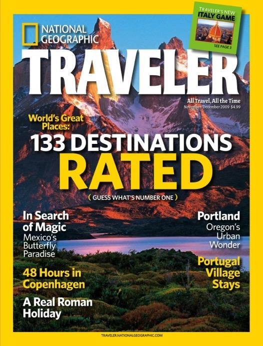 National Geographic Travelers panel of specialists rated