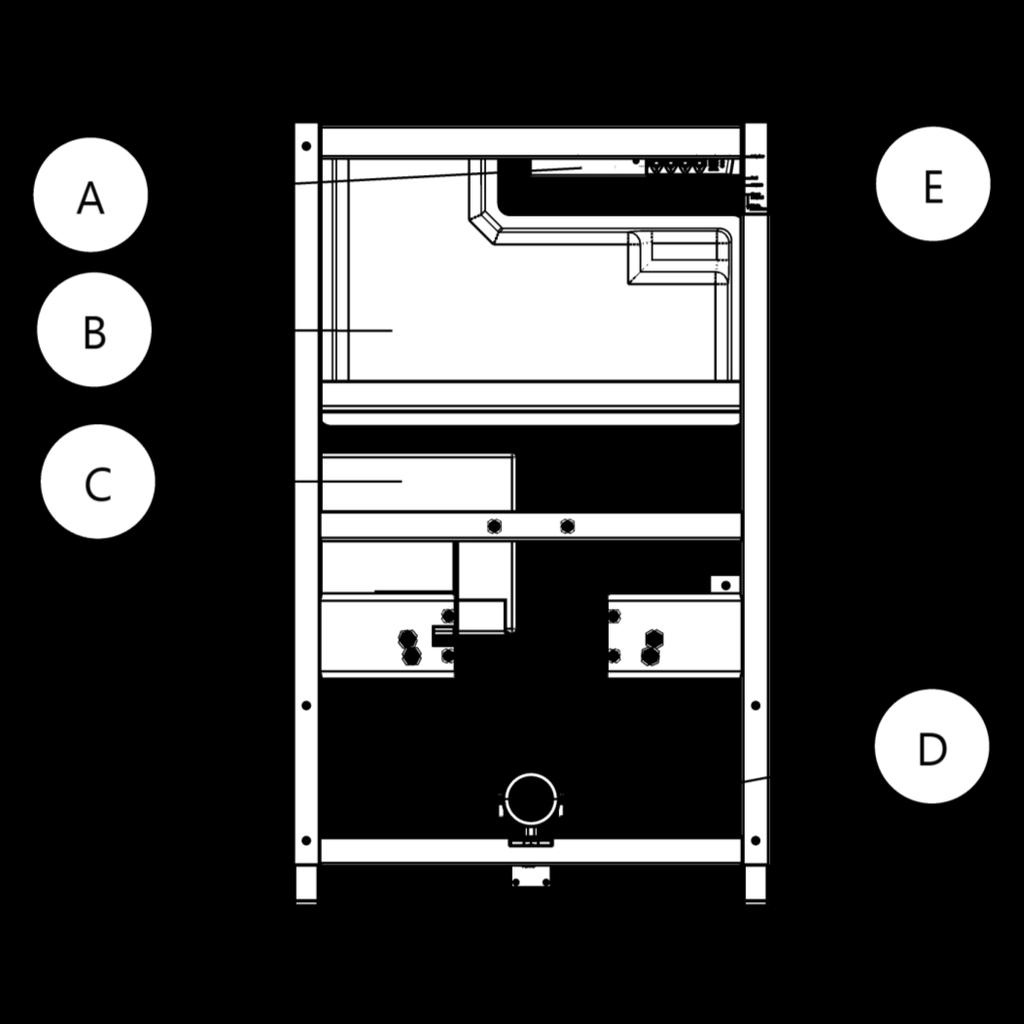 Vedlegg: Additional Mounting Frame Information MERK: Tegningene nedenfor er bare ment