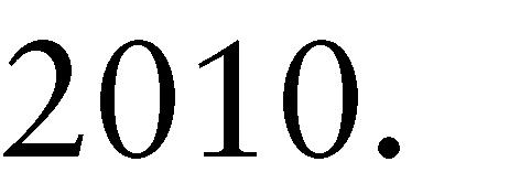 -15-16 -19-21 -21-22 -22-21 -21-140 2010