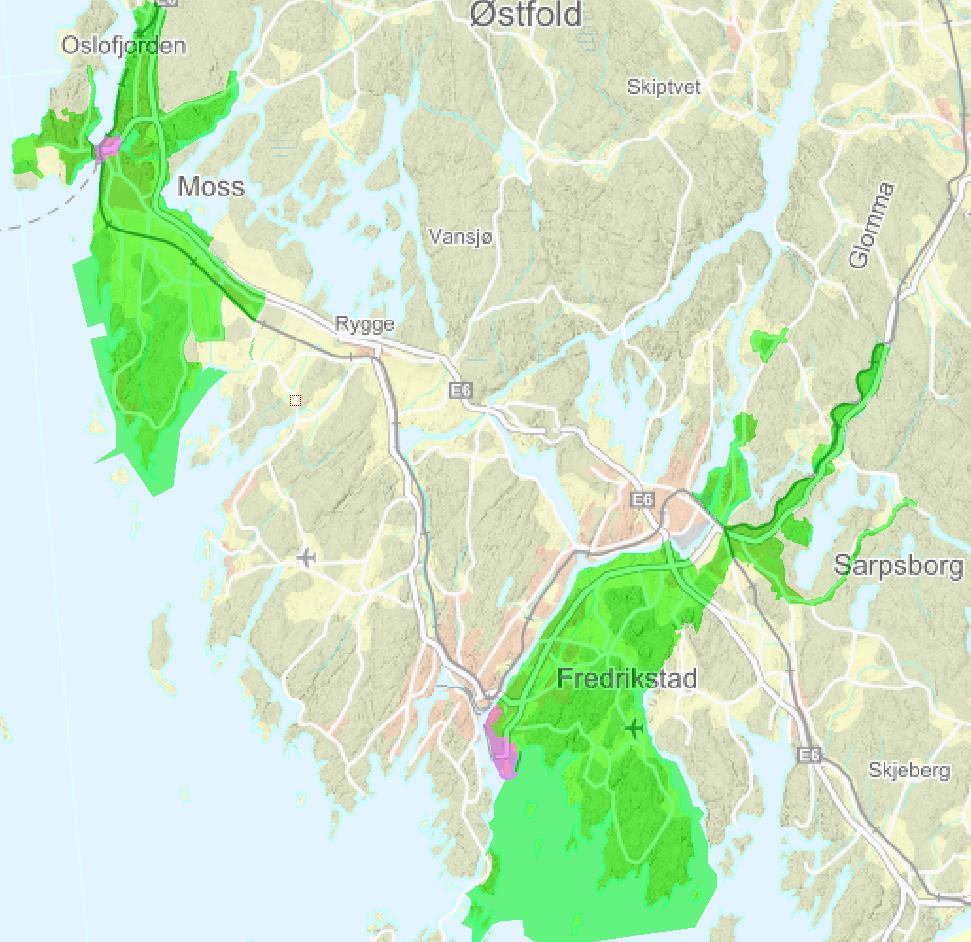 Status prosjekter Østfold Sør 2018 Nykonstr FKB-B Moss/Rygge/Fr.