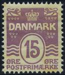 : 2804 2 kr grå/rødlilla Chr. X 1925-26.