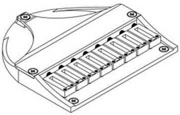 3.5 Design 4 (54) Produkt: Hardtail guitar bridge (51) Klasse: 17-03 (72) Designer: Mete