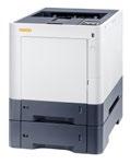 Dokumentmater til 75 ark Papirformat: A6R - A4 Nettverkstilkobling/USB 2-sidig utskrift (duplex) Arkmagasin: 1x250 + 1x100 (bypass) Trommel inntil 200.