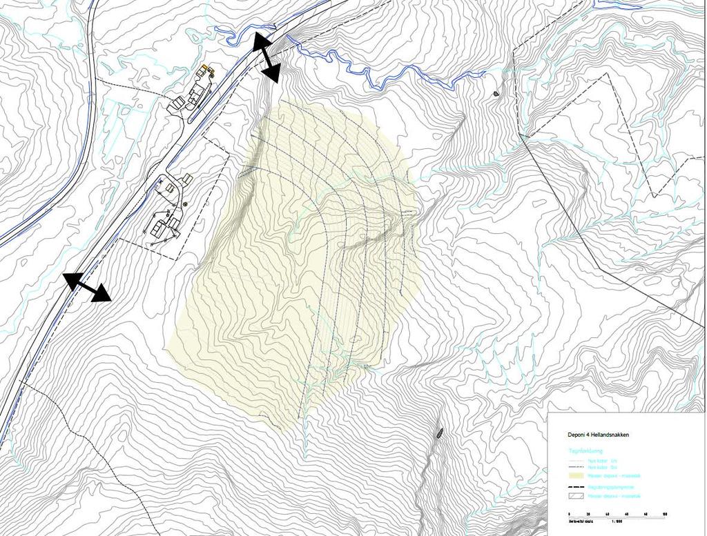 Deponiområde 4 Hellandsnakken Verdi Det er ingen registrerte/kartlagte friluftsområder i dette området.