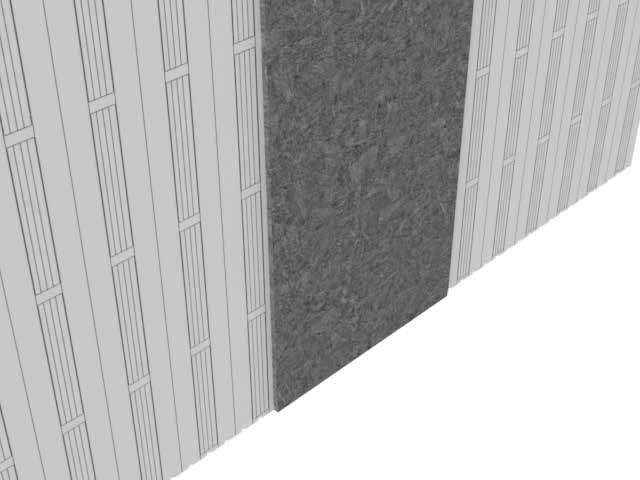 TILPASNING AV LENGDE Hvis veggens mål ikke går opp i modulmålene på Thermomuren (50 mm), tilpasses lengden ved at man kapper en blokk i hvert skift.