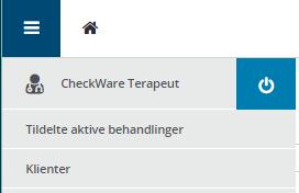 Kort om CheckWare med FIT FIT-koordiator og administrator har altså tilgang til flere valg enn terapeuter.