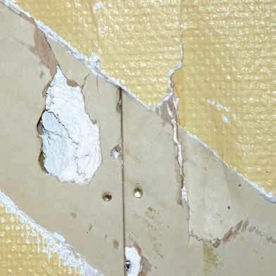 skader VIKTIG Veggflater med tendens til svartsopp kan skyldes feil med veggen. Ta kontakt med borettslaget før vedlikeholdsarbeidet starter.