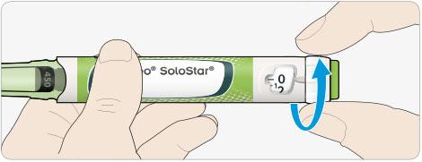 Dersom det ikke er nok insulin igjen i pennen til hele din dose så vil dosevelgeren stoppe ved gjenværende antall enheter i pennen.