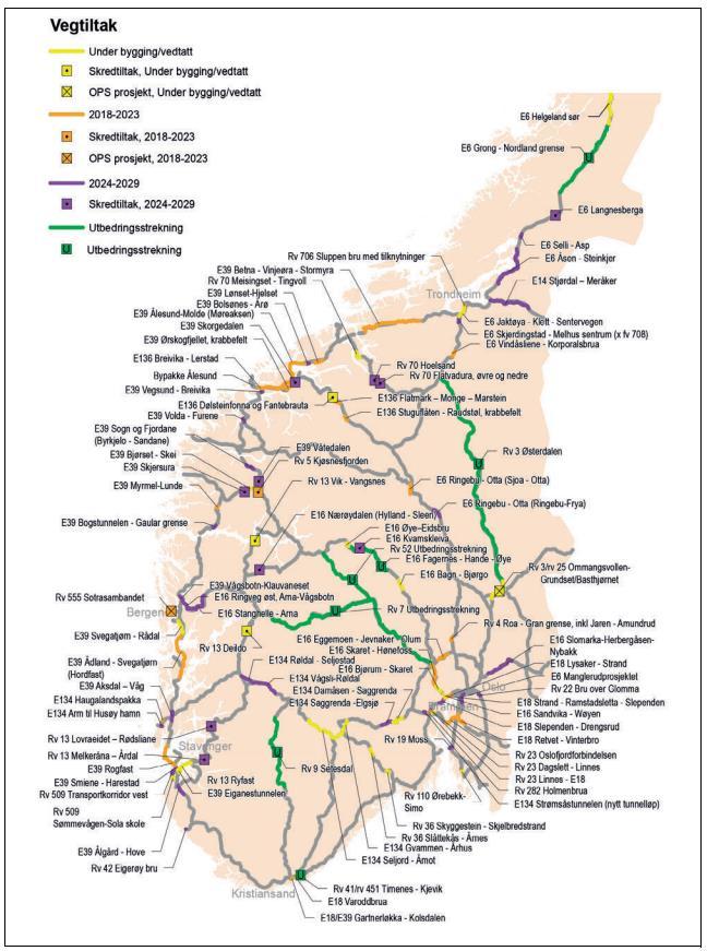 dimensjonerende her kan være strekningen Oslo-Sandvika.