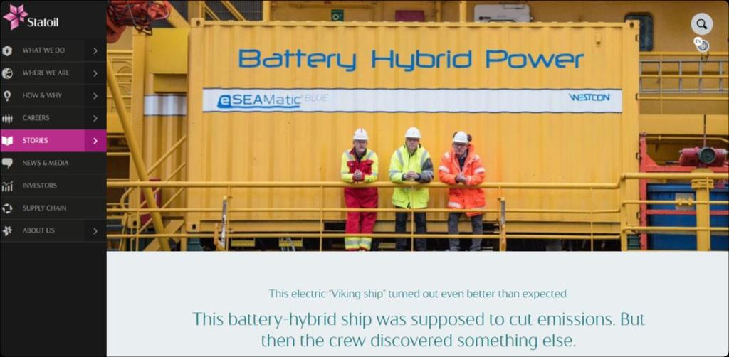 GROUP POWER & AUTOMATION LØFTETEKNIKK GEO YARDS Hybrid - Offshore skip: - Enova og Statoil