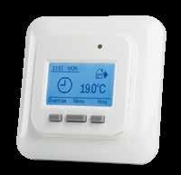 design Ja COMFORTTEMP 760i ECO DESIGN Digital termostat eller effektregulator m/innebygget ur, m/ rom-, gulv- samt begrensningsføler.